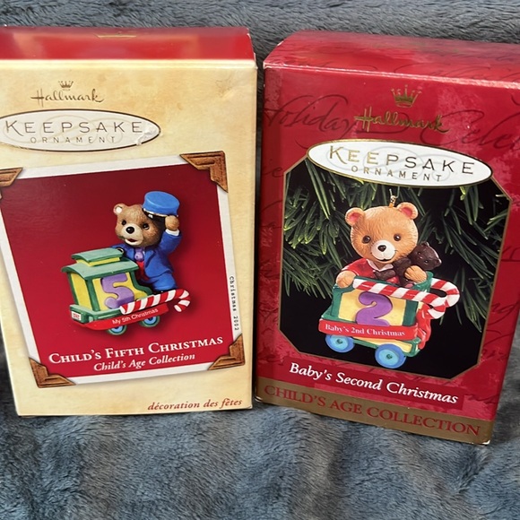 VINTAGE HALLMARK KEEPSAKE ORNAMENTS LOT OF 6. 1988-2002.  #3 - Picture 5 of 6